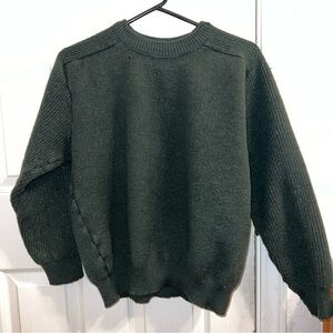 Barbour Men's Deep Green Crewneck Sweater